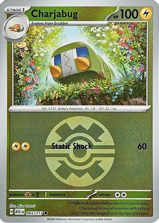 Charjabug (Quick Ball) (ASC-065) (Reverse Holofoil)
