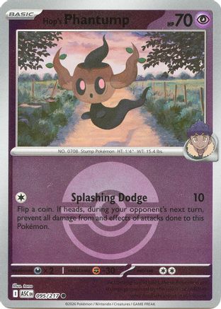 Hop's Phantump (Poke Ball) (ASC-095) (Reverse Holofoil)