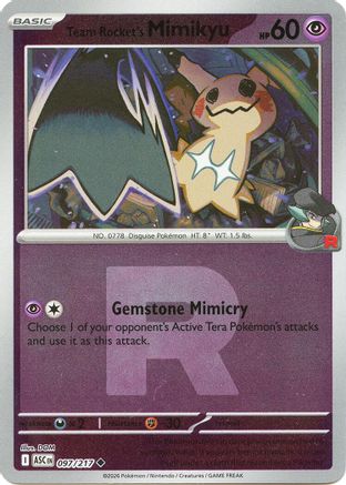 Team Rocket's Mimikyu (Team Rocket) (ASC-097) (Reverse Holofoil)