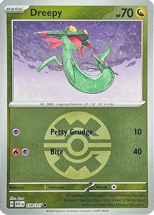 Dreepy (Quick Ball) (ASC-158) (Reverse Holofoil)