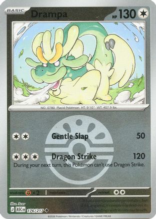 Drampa (Friend Ball) (ASC-176) (Reverse Holofoil)