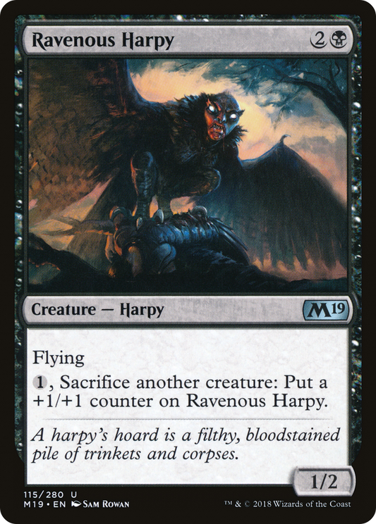 Ravenous Harpy (M19-115) (Foil)