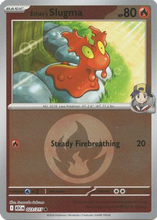 Ethan's Slugma (Energy Symbol Pattern) (ASC-023) (Reverse Holofoil)