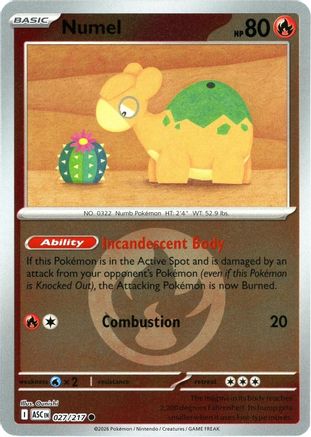 Numel (Energy Symbol Pattern) (ASC-027) (Reverse Holofoil)