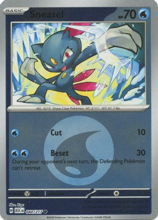 Sneasel (Energy Symbol Pattern) (ASC-044) (Reverse Holofoil)