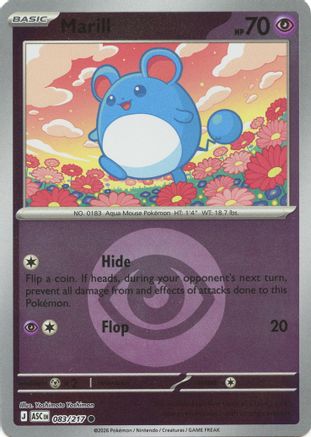 Marill (Energy Symbol Pattern) (ASC-083) (Reverse Holofoil)