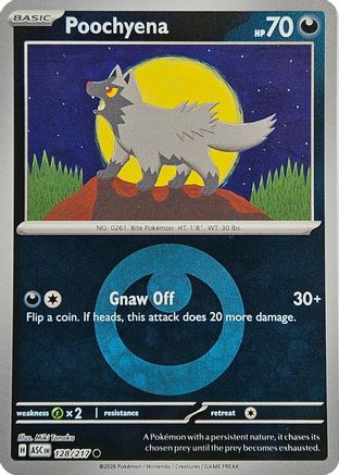 Poochyena (Energy Symbol Pattern) (ASC-128) (Reverse Holofoil)