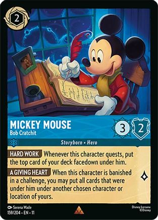 Mickey Mouse - Bob Cratchit (11-159) (Cold Foil)