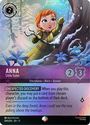 Anna - Little Sister (Epic) (11-209) (Holofoil)