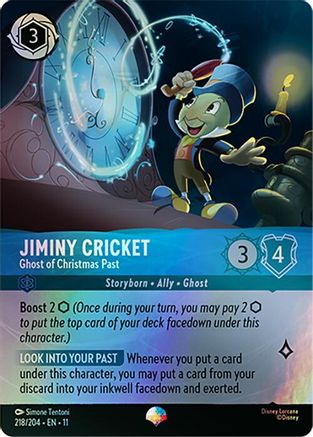 Jiminy Cricket - Ghost of Christmas Past (Epic) (11-218) (Holofoil)
