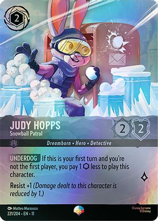 Judy Hopps - Snowball Patrol (Epic) (11-221) (Holofoil)