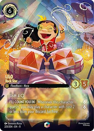 Lilo - Rock Star (Enchanted) (11-223) (Holofoil)