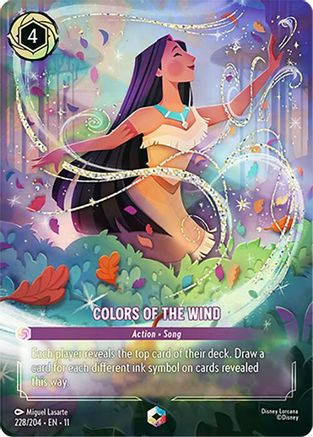 Colors of the Wind (Enchanted) (11-228) (Holofoil)