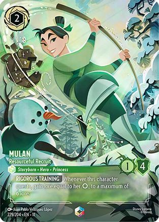 Mulan - Resourceful Recruit (Enchanted) (11-229) (Holofoil)