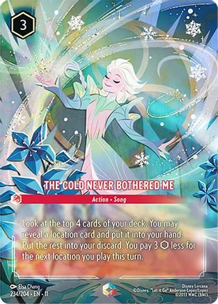 The Cold Never Bothered Me (Enchanted) (11-234) (Holofoil)