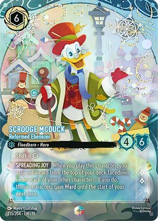 Scrooge McDuck - Reformed Ebenezer (Enchanted) (11-235) (Holofoil)