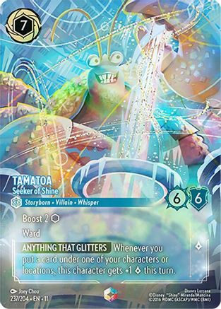 Tamatoa - Seeker of Shine (Enchanted) (11-237) (Holofoil)