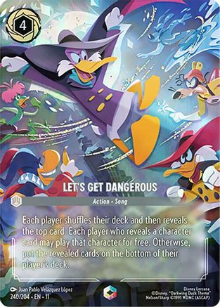 Let's Get Dangerous (Enchanted) (11-240) (Holofoil)
