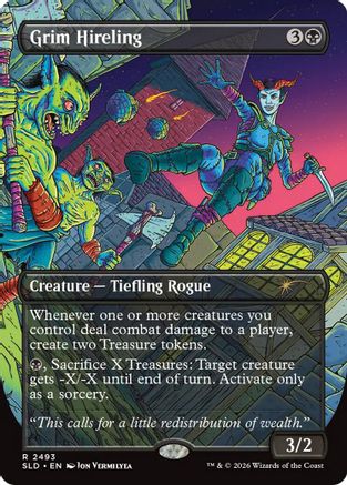 Grim Hireling (SLD-2493) (Foil)