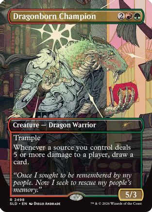 Dragonborn Champion (SLD-2498) (Foil)