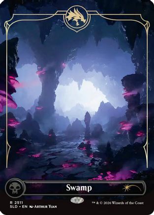 Swamp (2511) (SLD-2511) (Full Art) (Foil)