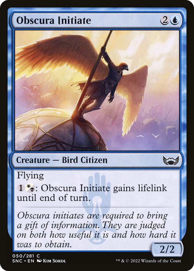 Obscura Initiate (SNC-050) (Foil)