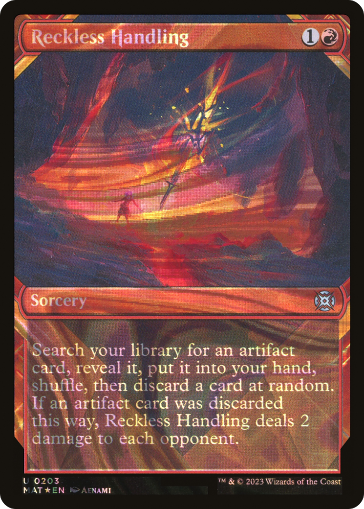 Reckless Handling (MAT-203) (Showcase) (Halo) (Foil)