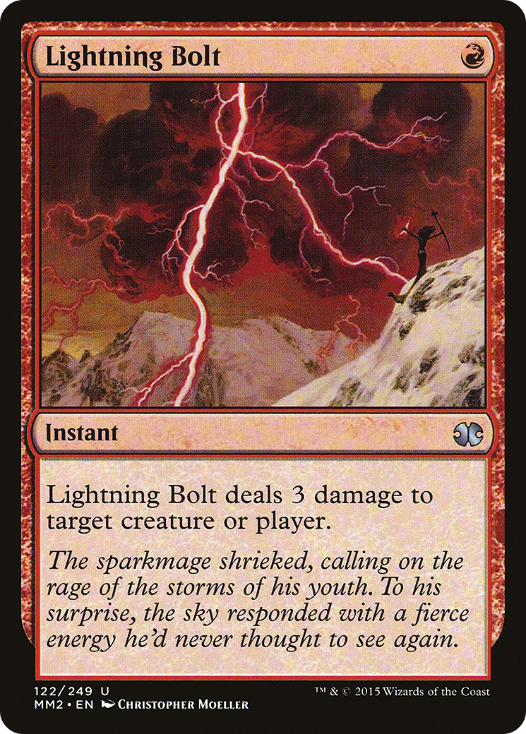 Lightning Bolt (MM2-122) (Foil)