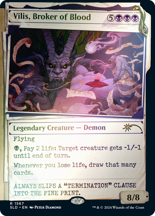 Vilis, Broker of Blood (SLD-1567★) (Showcase) (Foil)