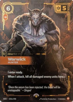 Warwick - Hunter (PR-159a) (Foil)