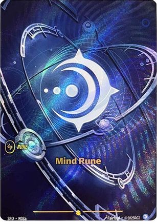 Mind Rune (Alternate Art) (SFD-R03a) (Foil)