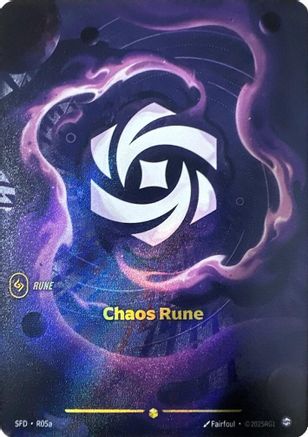 Chaos Rune (Alternate Art) (SFD-R05a) (Foil)