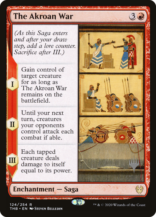 The Akroan War (PPTHB-124P) (Foil)