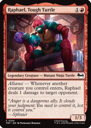 Raphael, Tough Turtle (TMT-104)