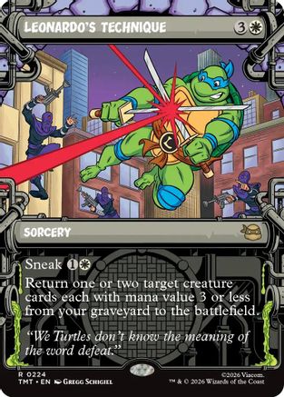 Leonardo's Technique (Showcase) (TMT-224) (Foil)