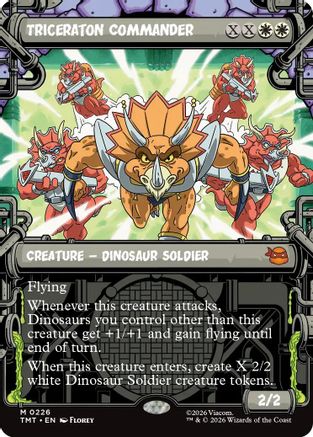 Triceraton Commander (Showcase) (TMT-226)