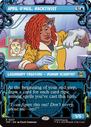 April O'Neil, Hacktivist (0227) (Showcase) (TMT-227) (Foil)