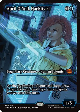 April O'Neil, Hacktivist (0282) (Showcase) (TMT-282) (Foil)