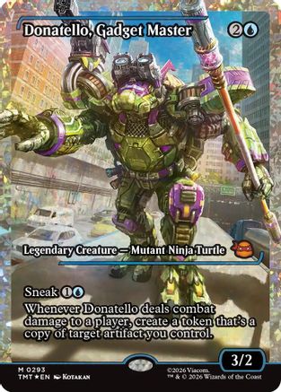Donatello, Gadget Master (Showcase) (Fracture Foil) (TMT-293)