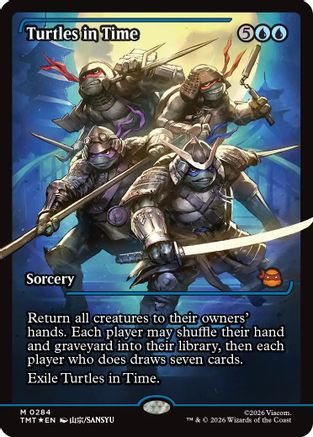 Turtles in Time (Showcase) (TMT-284) (Foil)