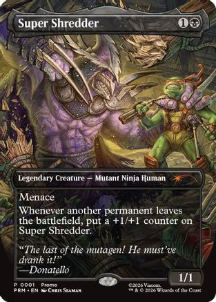 Super Shredder (Borderless) (PSPL-001) (Foil)