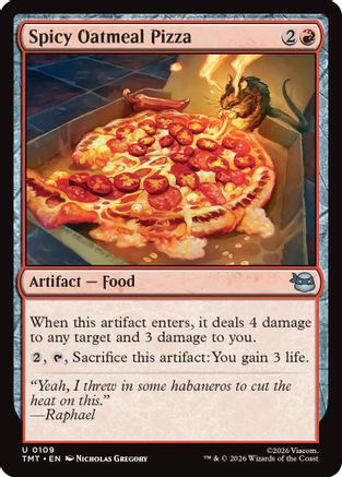 Spicy Oatmeal Pizza (TMT-109) (Foil)
