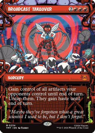 Broadcast Takeover (Showcase) (TMT-234) (Foil)