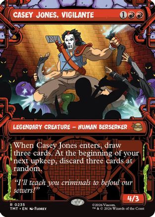 Casey Jones, Vigilante (0235) (Showcase) (TMT-235)