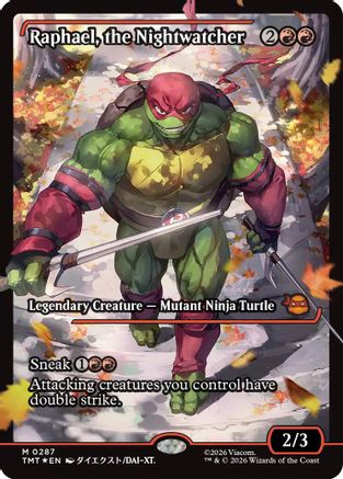 Raphael, the Nightwatcher (Showcase) (TMT-287) (Foil)