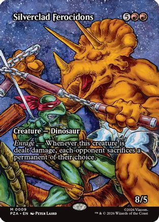 Silverclad Ferocidons (Borderless) (PZA-009)