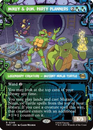 Mikey & Don, Party Planners (Showcase) (TMT-246) (Foil)