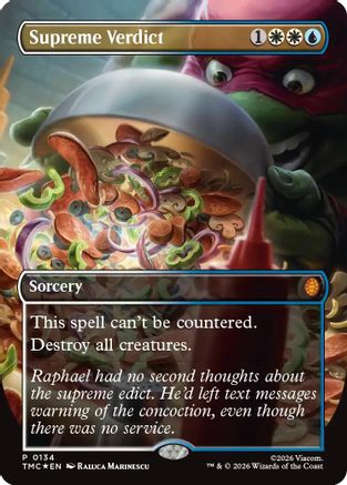 Supreme Verdict (Borderless) (TMC-134) (Foil)