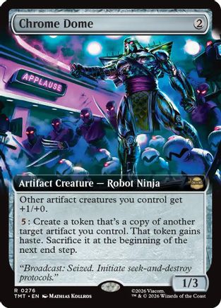 Chrome Dome (Extended Art) (TMT-276) (Foil)