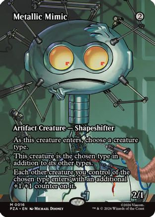 Metallic Mimic (Borderless) (PZA-016) (Foil)